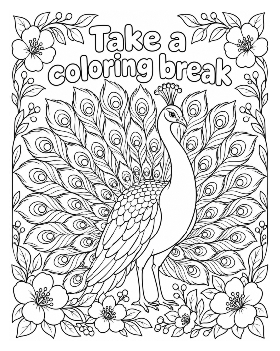 Preview of Animal Coloring Pages for Adults Free Printable