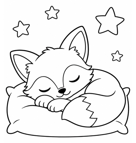 Preview of Cute Animal Coloring Pages for Kids